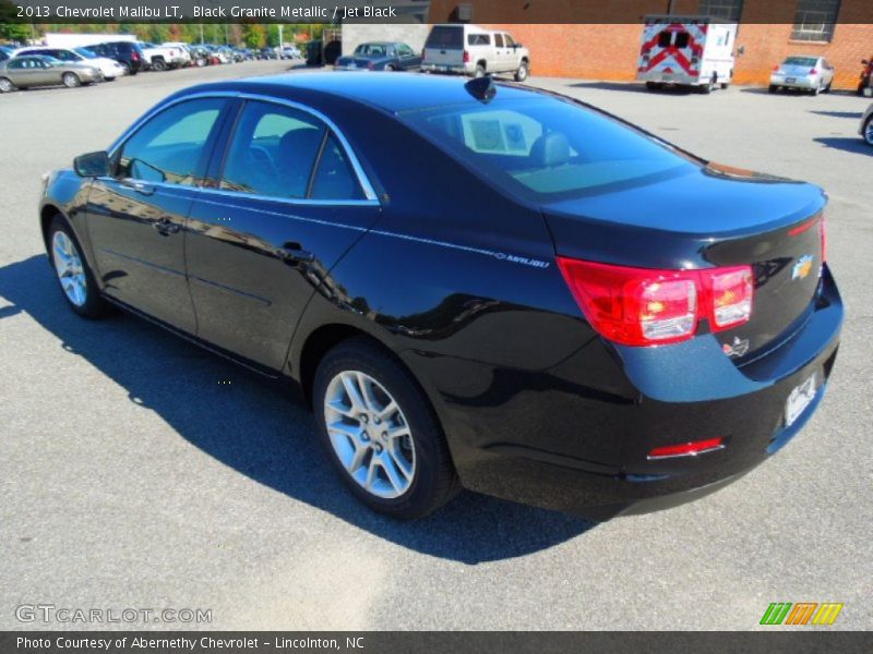 Black Granite Metallic / Jet Black 2013 Chevrolet Malibu LT