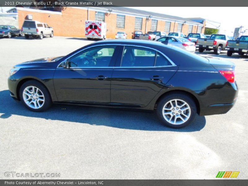 Black Granite Metallic / Jet Black 2013 Chevrolet Malibu LT