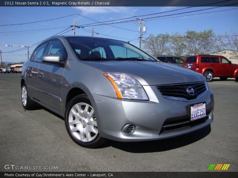 Magnetic Gray Metallic / Charcoal 2012 Nissan Sentra 2.0 S