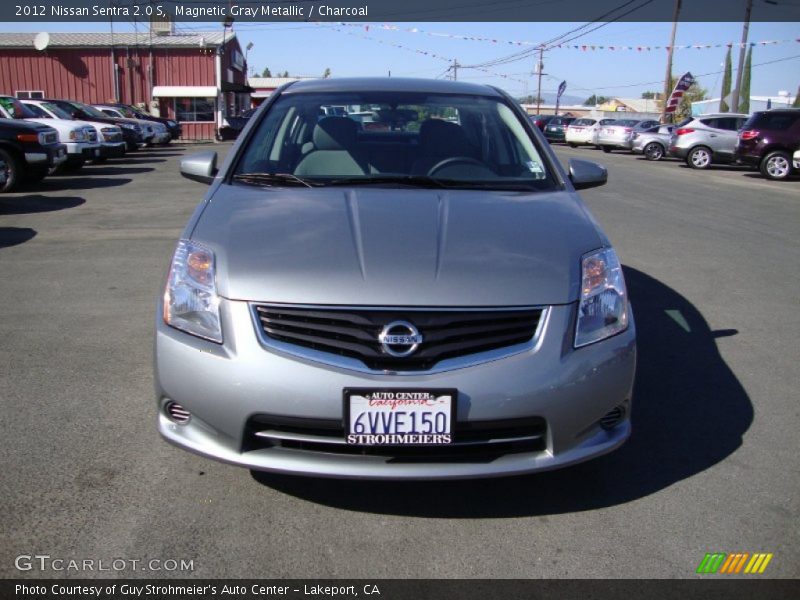 Magnetic Gray Metallic / Charcoal 2012 Nissan Sentra 2.0 S