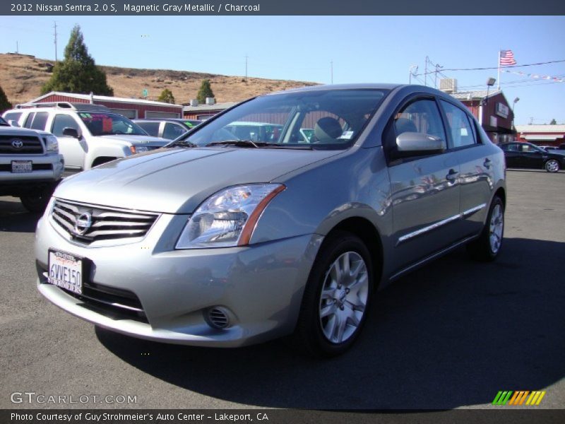 Magnetic Gray Metallic / Charcoal 2012 Nissan Sentra 2.0 S