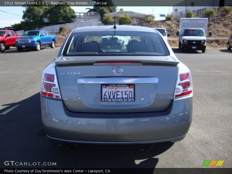 Magnetic Gray Metallic / Charcoal 2012 Nissan Sentra 2.0 S