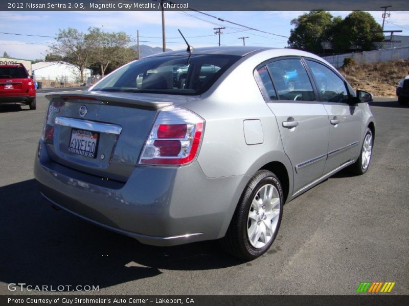 Magnetic Gray Metallic / Charcoal 2012 Nissan Sentra 2.0 S