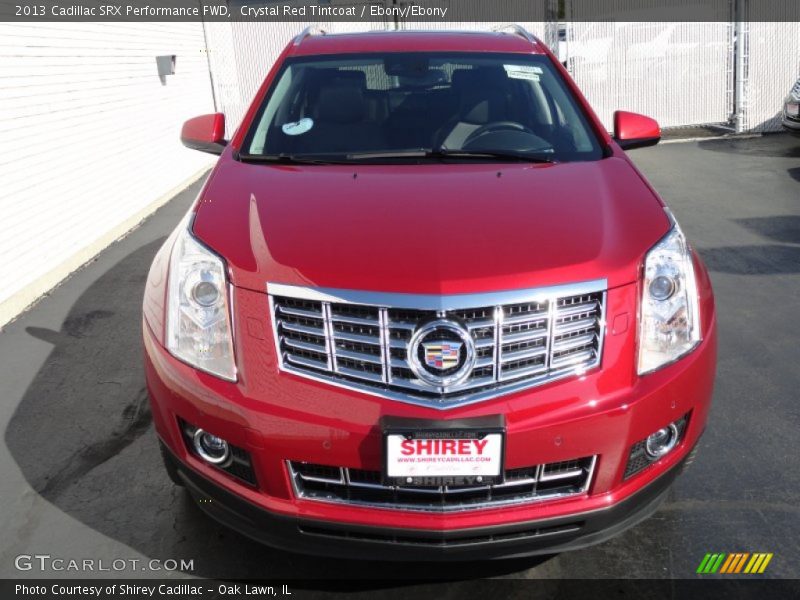 Crystal Red Tintcoat / Ebony/Ebony 2013 Cadillac SRX Performance FWD