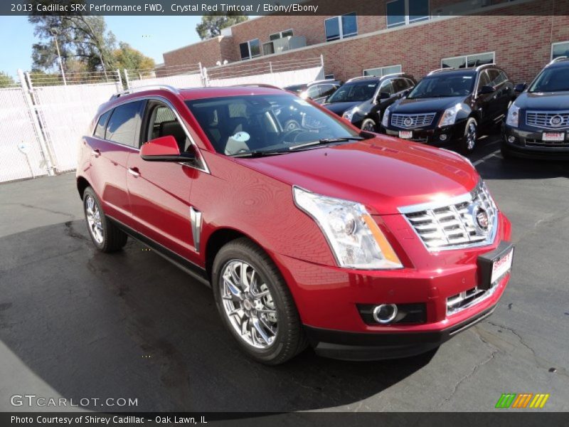 Crystal Red Tintcoat / Ebony/Ebony 2013 Cadillac SRX Performance FWD
