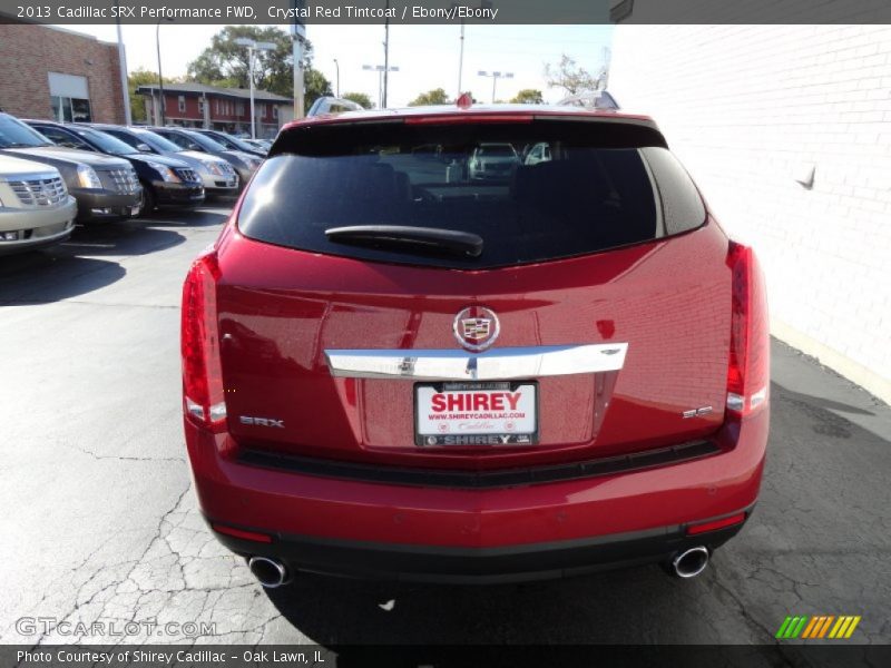 Crystal Red Tintcoat / Ebony/Ebony 2013 Cadillac SRX Performance FWD