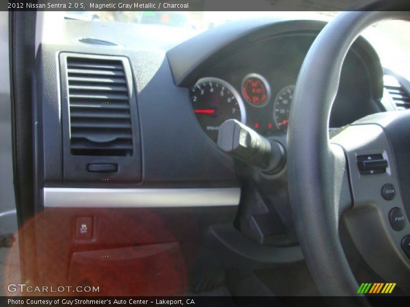 Magnetic Gray Metallic / Charcoal 2012 Nissan Sentra 2.0 S