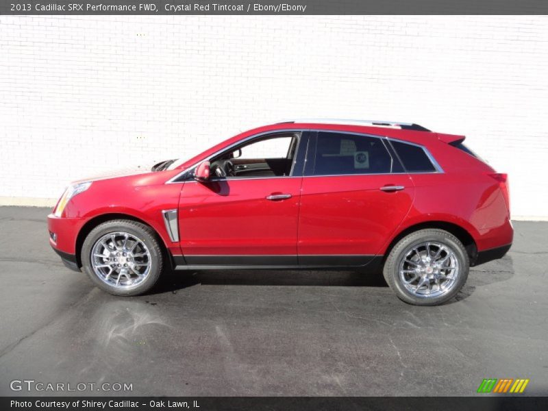 Crystal Red Tintcoat / Ebony/Ebony 2013 Cadillac SRX Performance FWD