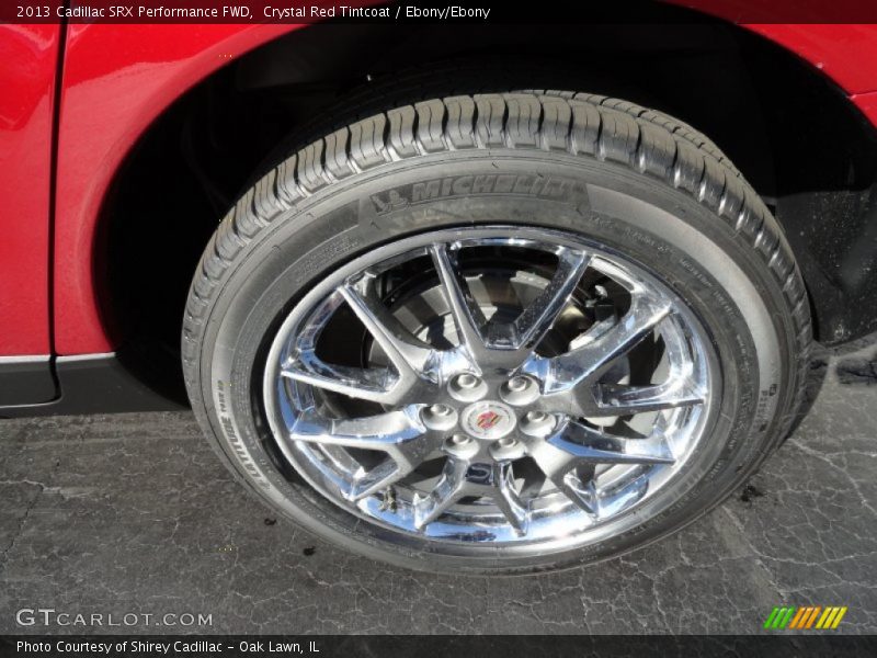 Crystal Red Tintcoat / Ebony/Ebony 2013 Cadillac SRX Performance FWD