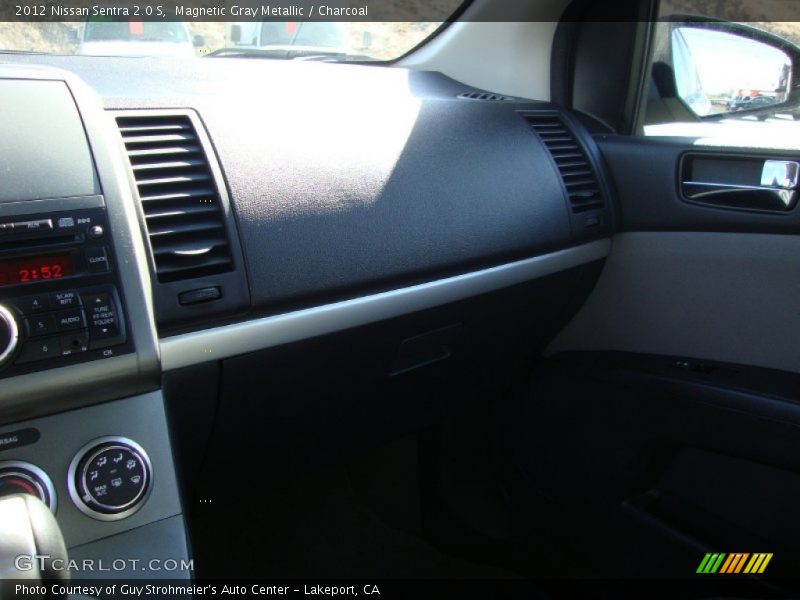 Magnetic Gray Metallic / Charcoal 2012 Nissan Sentra 2.0 S