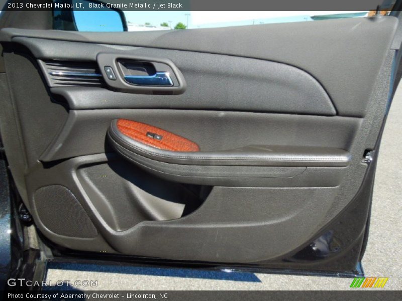 Black Granite Metallic / Jet Black 2013 Chevrolet Malibu LT