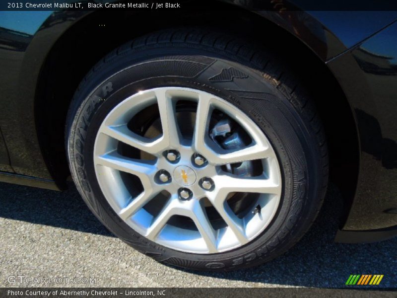 Black Granite Metallic / Jet Black 2013 Chevrolet Malibu LT