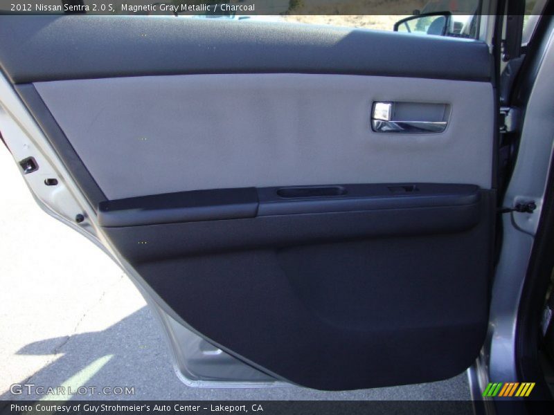 Magnetic Gray Metallic / Charcoal 2012 Nissan Sentra 2.0 S