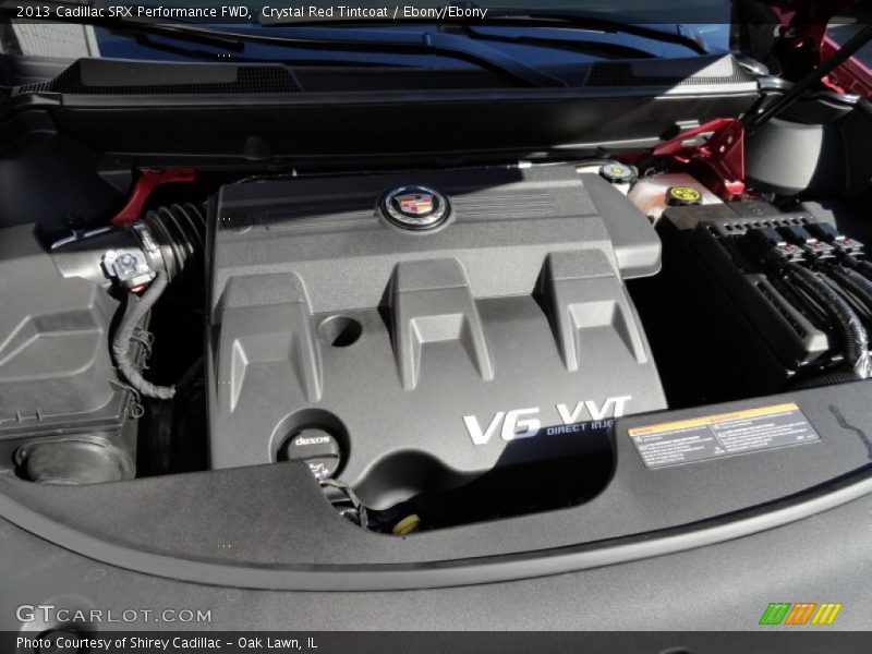 Crystal Red Tintcoat / Ebony/Ebony 2013 Cadillac SRX Performance FWD