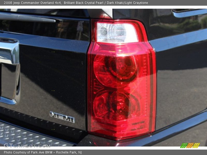 Brilliant Black Crystal Pearl / Dark Khaki/Light Graystone 2008 Jeep Commander Overland 4x4