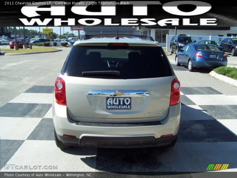 Gold Mist Metallic / Light Titanium/Jet Black 2011 Chevrolet Equinox LT