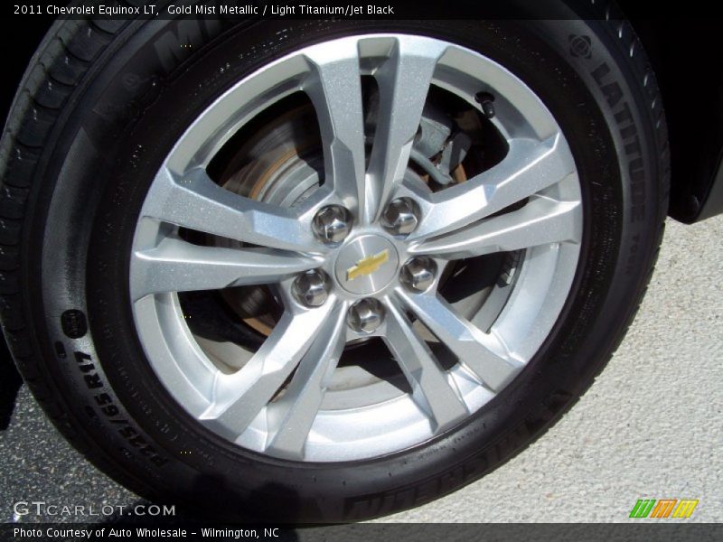 Gold Mist Metallic / Light Titanium/Jet Black 2011 Chevrolet Equinox LT