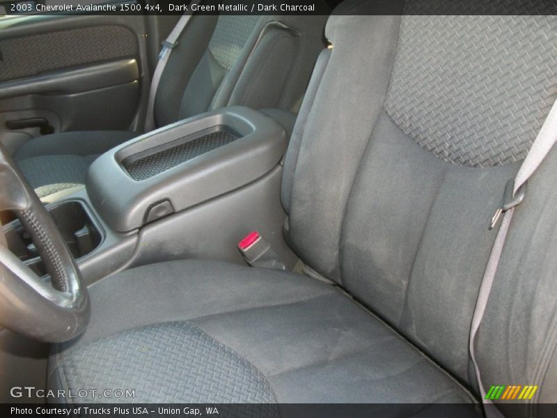 Dark Green Metallic / Dark Charcoal 2003 Chevrolet Avalanche 1500 4x4
