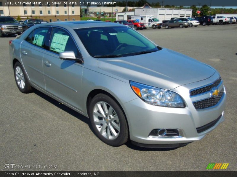 Silver Ice Metallic / Jet Black/Titanium 2013 Chevrolet Malibu LT