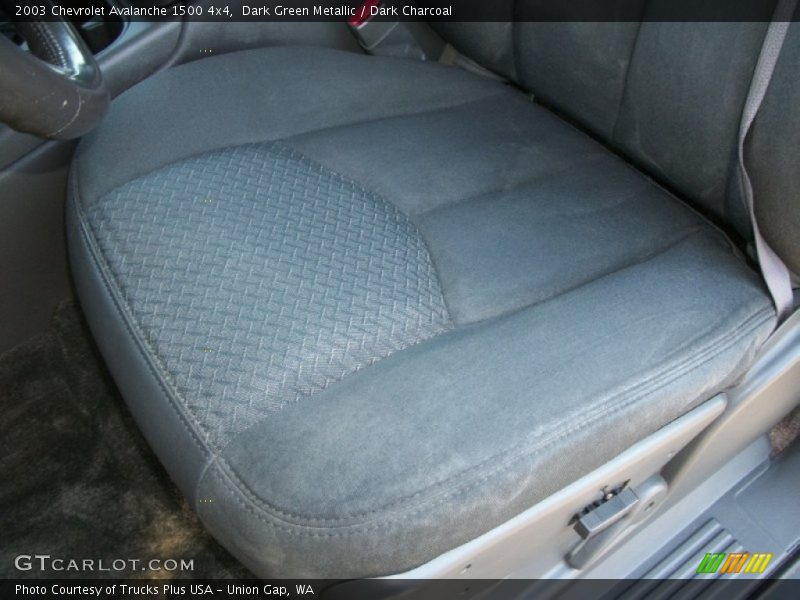 Dark Green Metallic / Dark Charcoal 2003 Chevrolet Avalanche 1500 4x4