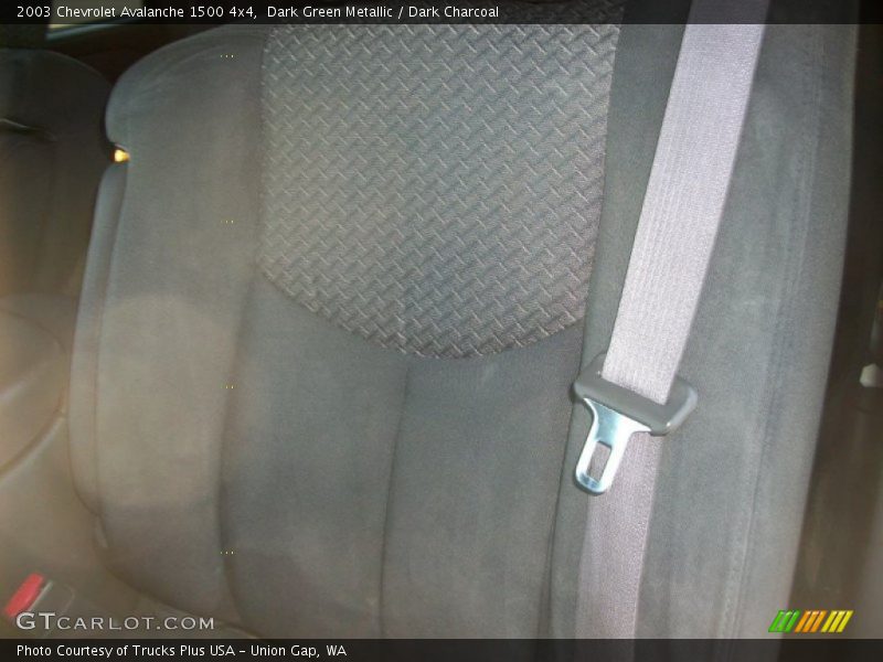 Dark Green Metallic / Dark Charcoal 2003 Chevrolet Avalanche 1500 4x4