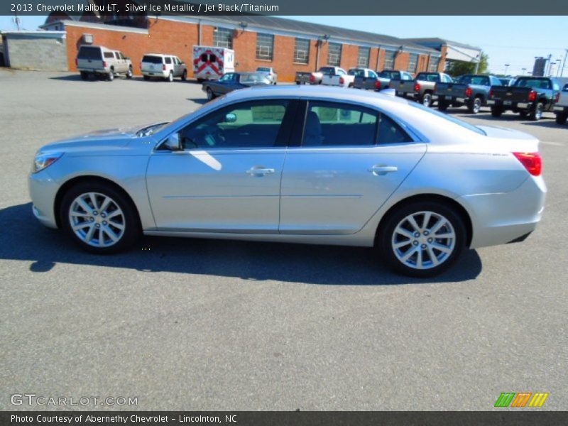 Silver Ice Metallic / Jet Black/Titanium 2013 Chevrolet Malibu LT