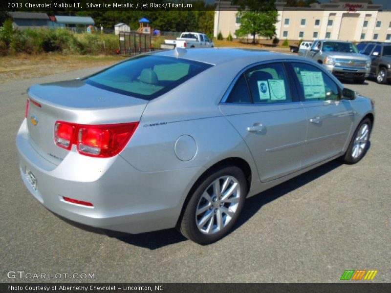 Silver Ice Metallic / Jet Black/Titanium 2013 Chevrolet Malibu LT