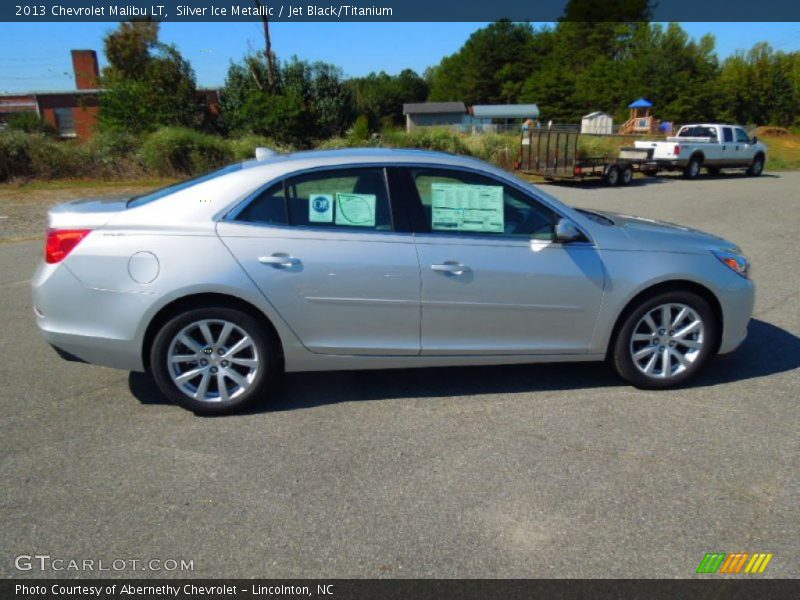 Silver Ice Metallic / Jet Black/Titanium 2013 Chevrolet Malibu LT