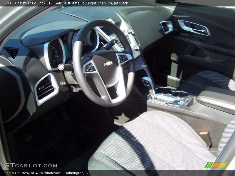 Gold Mist Metallic / Light Titanium/Jet Black 2011 Chevrolet Equinox LT