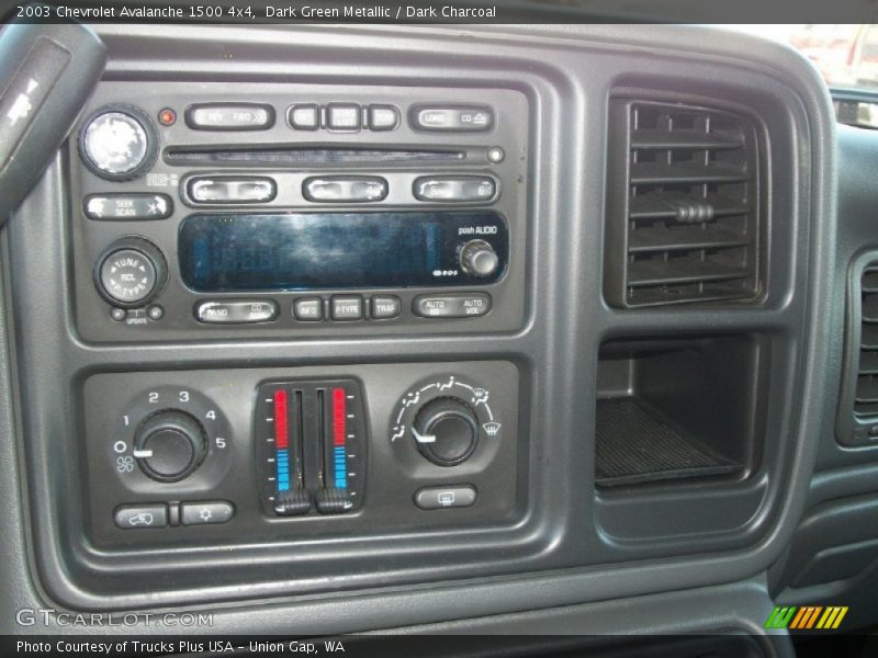 Dark Green Metallic / Dark Charcoal 2003 Chevrolet Avalanche 1500 4x4
