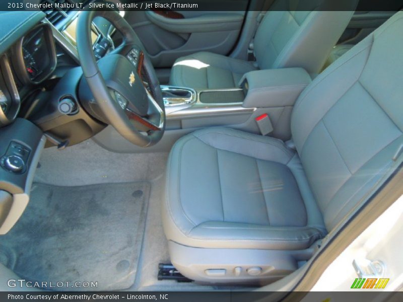 Silver Ice Metallic / Jet Black/Titanium 2013 Chevrolet Malibu LT