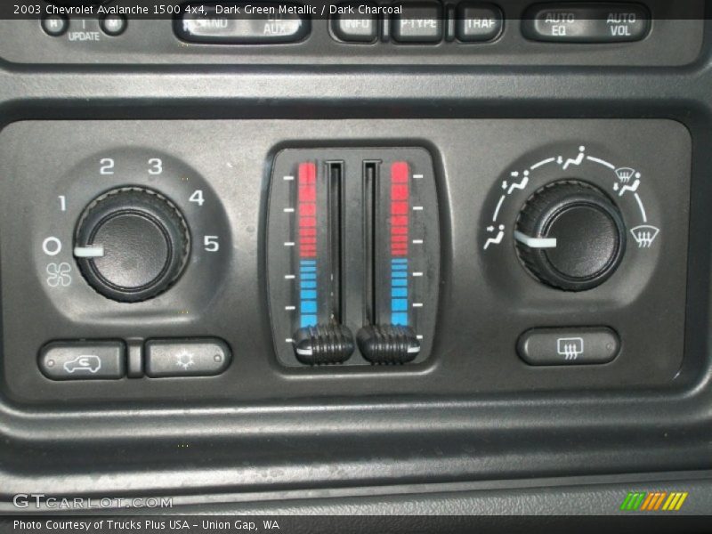 Dark Green Metallic / Dark Charcoal 2003 Chevrolet Avalanche 1500 4x4