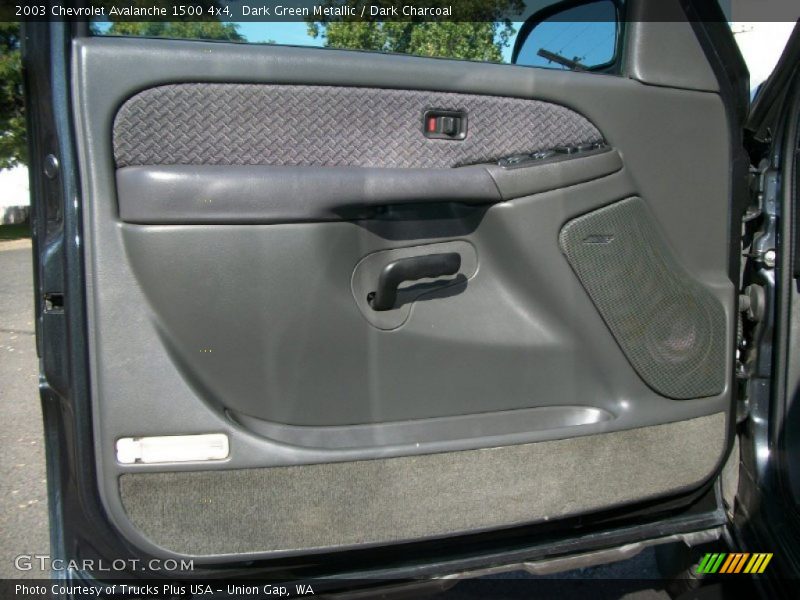 Dark Green Metallic / Dark Charcoal 2003 Chevrolet Avalanche 1500 4x4