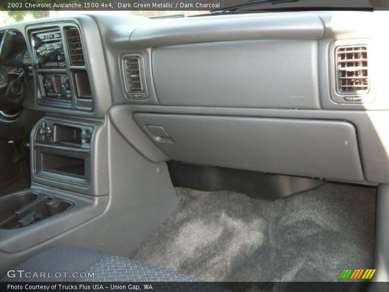 Dark Green Metallic / Dark Charcoal 2003 Chevrolet Avalanche 1500 4x4