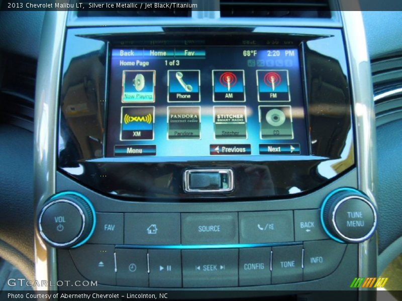 Silver Ice Metallic / Jet Black/Titanium 2013 Chevrolet Malibu LT