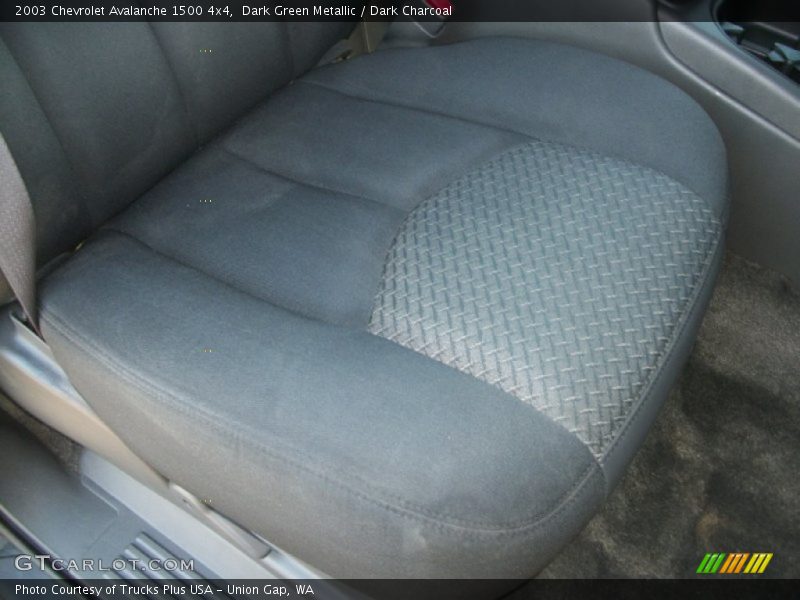 Dark Green Metallic / Dark Charcoal 2003 Chevrolet Avalanche 1500 4x4