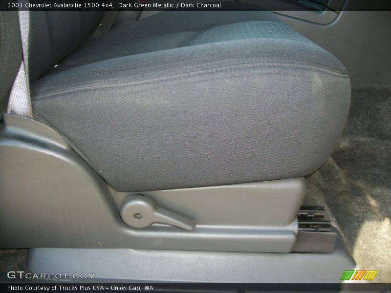 Dark Green Metallic / Dark Charcoal 2003 Chevrolet Avalanche 1500 4x4