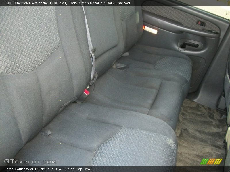 Dark Green Metallic / Dark Charcoal 2003 Chevrolet Avalanche 1500 4x4