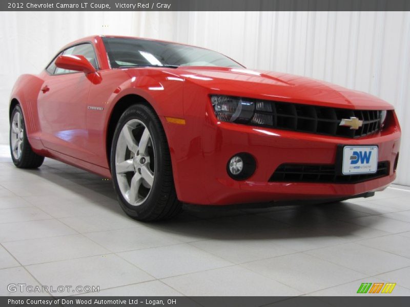 Victory Red / Gray 2012 Chevrolet Camaro LT Coupe
