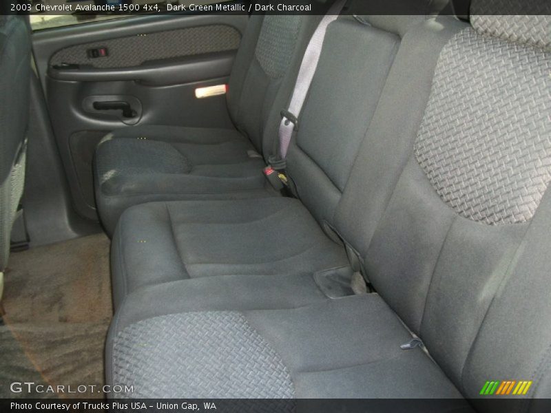 Dark Green Metallic / Dark Charcoal 2003 Chevrolet Avalanche 1500 4x4