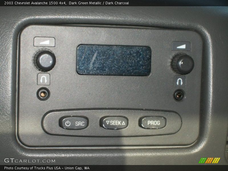 Dark Green Metallic / Dark Charcoal 2003 Chevrolet Avalanche 1500 4x4