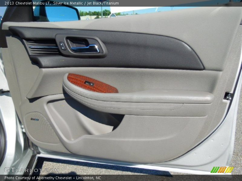 Silver Ice Metallic / Jet Black/Titanium 2013 Chevrolet Malibu LT