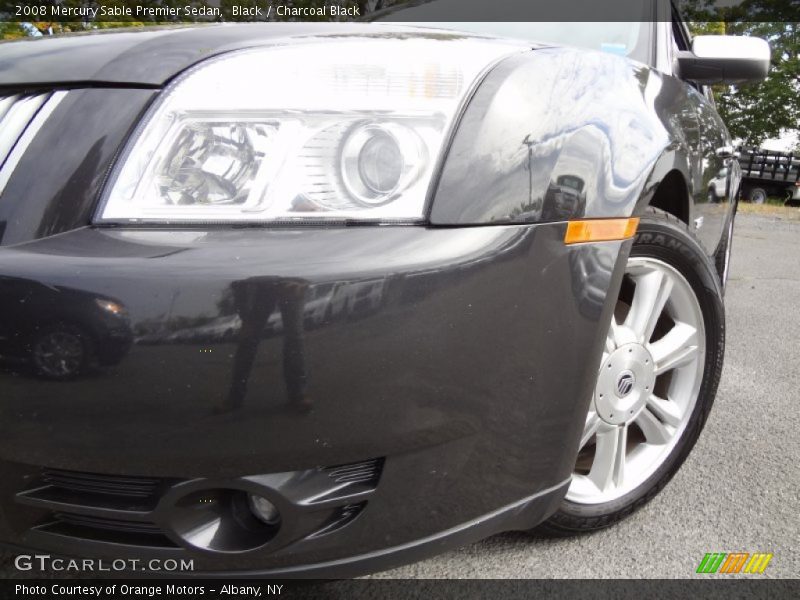 Black / Charcoal Black 2008 Mercury Sable Premier Sedan