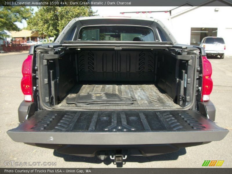 Dark Green Metallic / Dark Charcoal 2003 Chevrolet Avalanche 1500 4x4