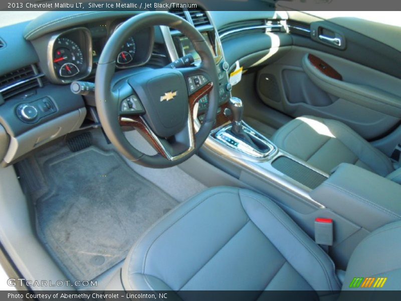 Silver Ice Metallic / Jet Black/Titanium 2013 Chevrolet Malibu LT