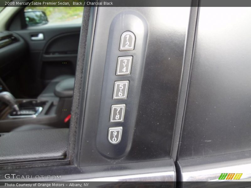 Black / Charcoal Black 2008 Mercury Sable Premier Sedan