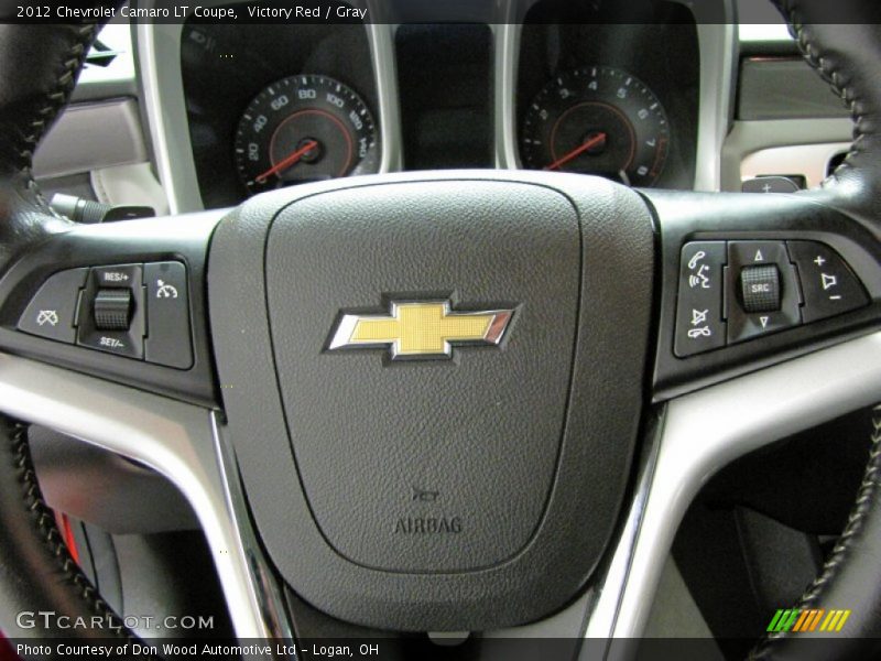 Victory Red / Gray 2012 Chevrolet Camaro LT Coupe