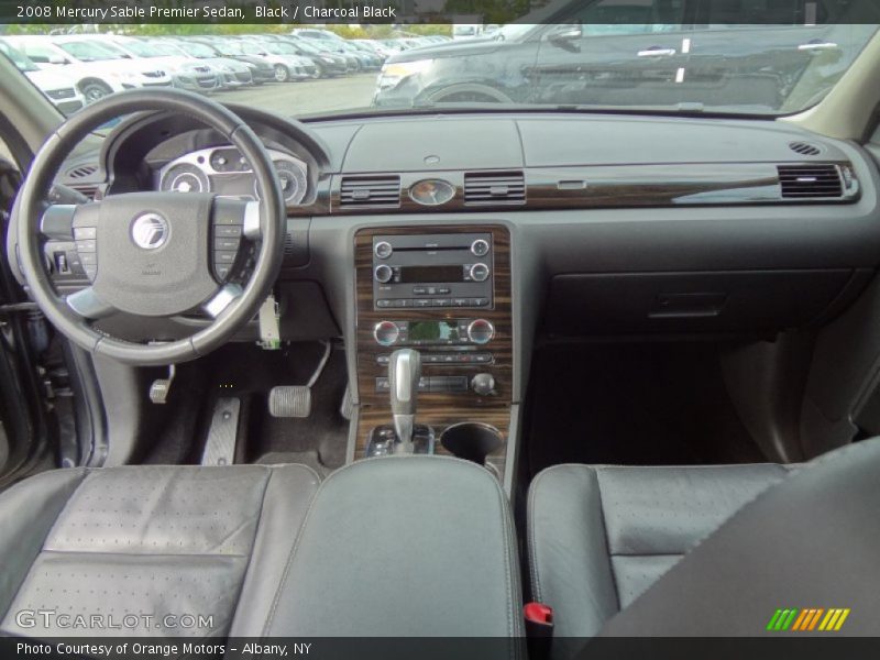 Black / Charcoal Black 2008 Mercury Sable Premier Sedan