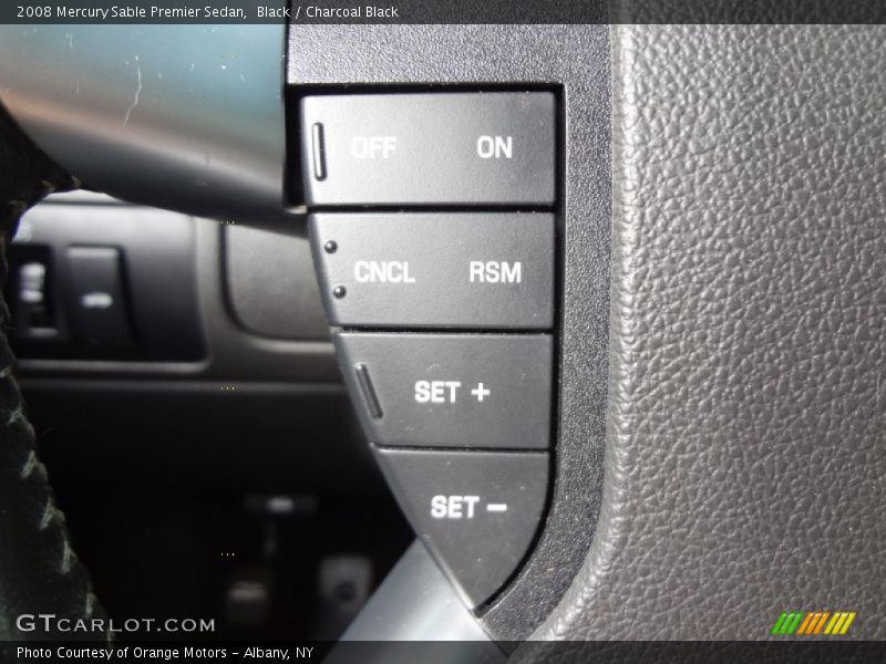Black / Charcoal Black 2008 Mercury Sable Premier Sedan