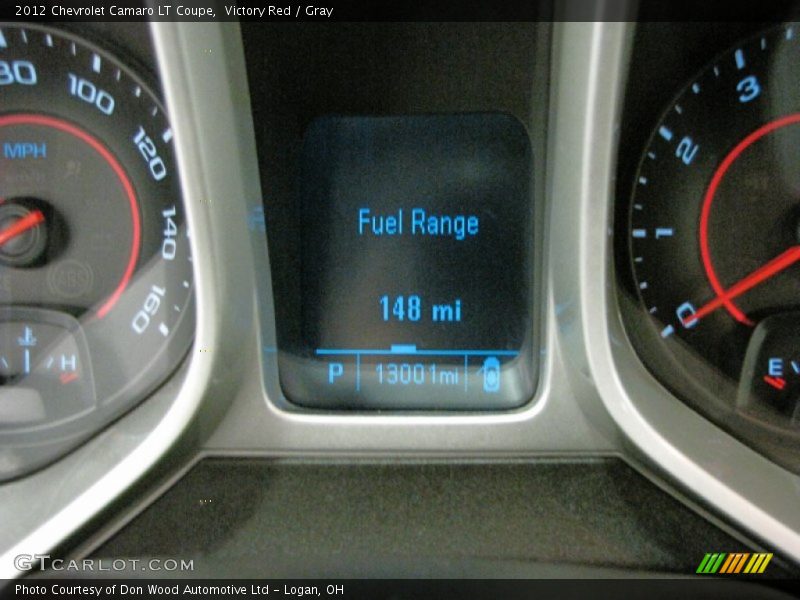 Victory Red / Gray 2012 Chevrolet Camaro LT Coupe